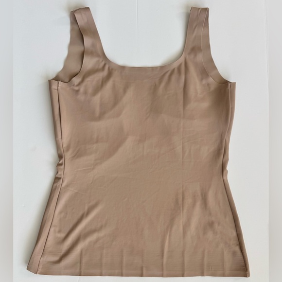 NEW Ruby Ribbon Seamless Shapewear Cami Tank -Tan Size 42 Layering Top - Picture 8 of 14